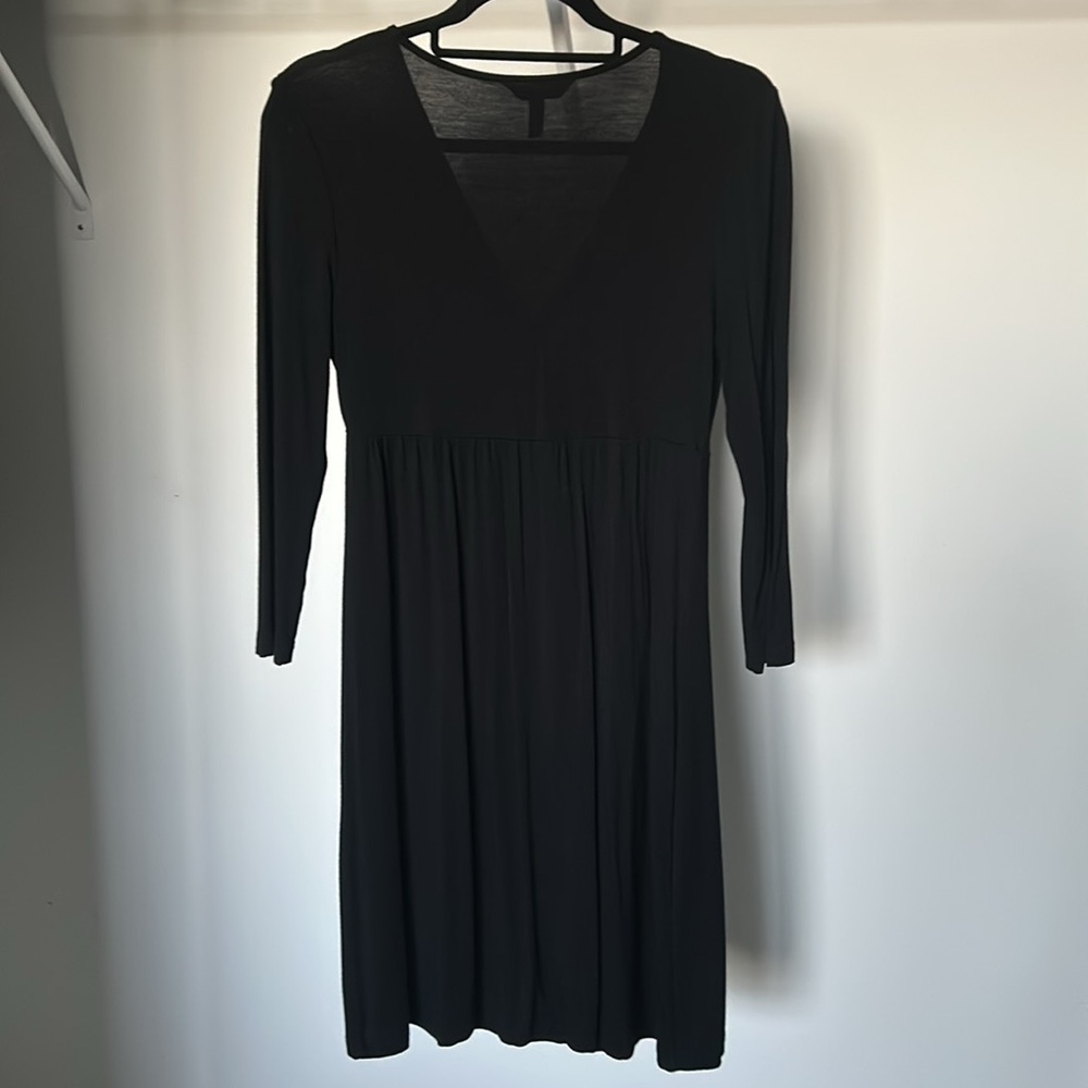 SOMA Faux Wrap Dress Black Size XS Women’s Soft, Stretch Casual - Picture 11 of 11